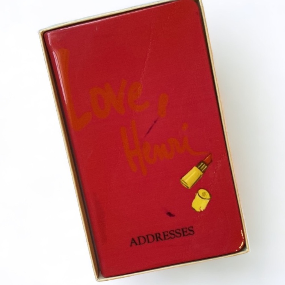 Henri bendel address book or notebook
